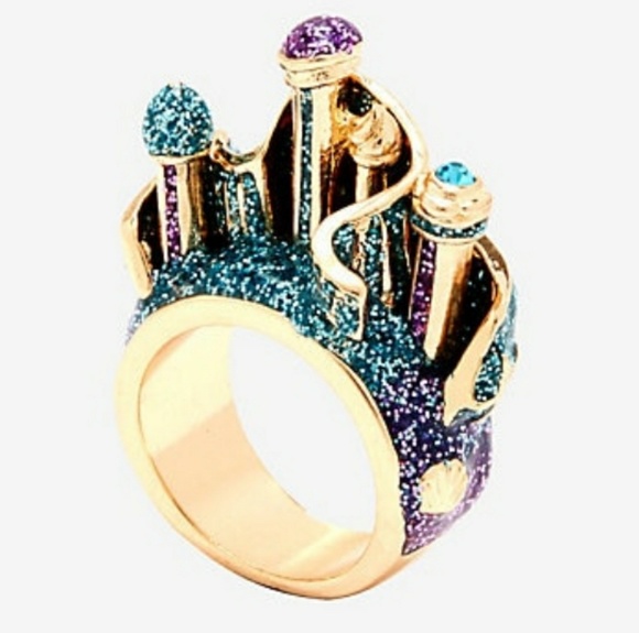 1 LEFT FINAL PRICE! DISNEY LITTLE MERMAID RING - Picture 2 of 6